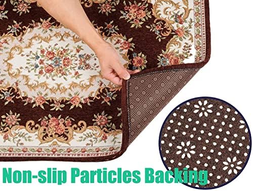 CHICHIC 48 x 32 Inch Coffee Indoor Door Mat for Home Entrance, Front Door Mat Indoor Inside Outdoor Outside Entryway Rugs Welcome Mat Anti-Slip Rubber Back Low Profile - Image 5
