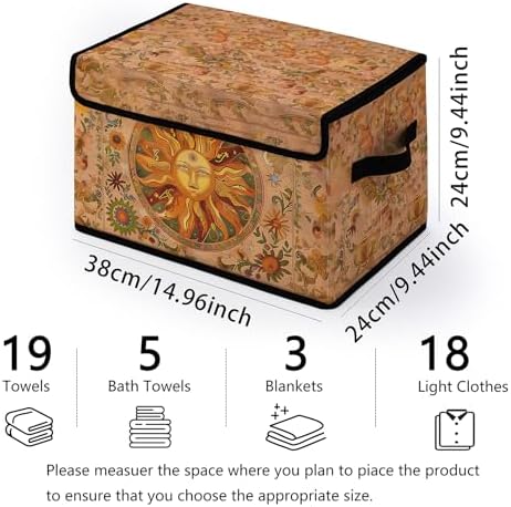Stackable Clothes Storage Bins with Lids 3 Pack - Image 2