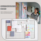 PATIKIL Wire Grid Panels Gridwall Panel 24" x 8" Black 2Pcs - Image 6