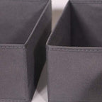 DIOMMELL 9 Pack Foldable Cloth Storage Box Closet Dresser Drawer Organizer Fabric Baskets Bins Containers Divider for Clothes Underwear Bras Socks Clothing, Dark Grey 900 - Image 5