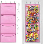 Honeyera Storage for Stuffed Animals - Over Door Organizer for Stuffies, Baby Accessories, and Toy Plush/Easy Installation with Breathable Hanging Storage Pockets Big Girls Chair Toddler Large Bag by Honeyera