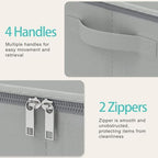 Under Bed Storage Bins, 4 Pack, Grey, 31.5x15.7x5.9 In - Image 5