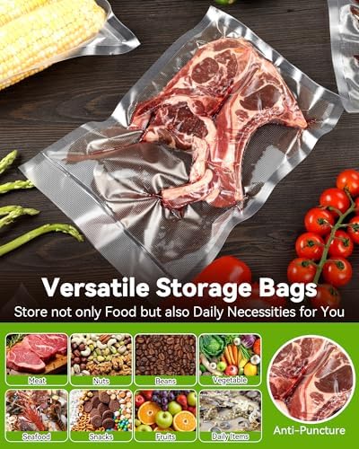 AENTGIU 300-Count Food Vacuum Sealer Bags 8x12", Fit with Most Vac Machines - Image 6