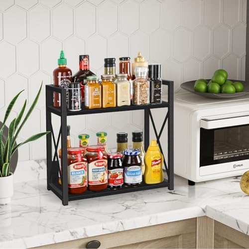 YINMIT Kitchen Countertop Organizer,Spice Rack,Coffee Bar Shelf Organizer - Image 4