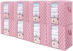 Storage Bags 8 Pack 100L Clothes Organization and Storage Containers by WiseLife