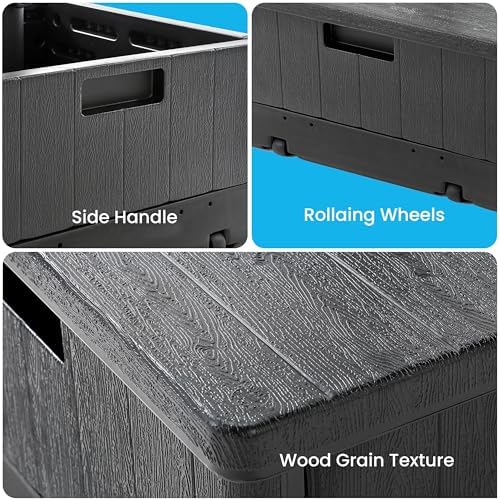 Home Zone Living 119lbs 21" Square Heavy Duty Planter Umbrella Base, 11 Ft - Image 3