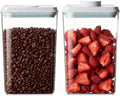 Melovom Pop Food Storage Containers Set Airtight Food Storage Containers with Pop Lids, Kitchen Pantry Organization and Storage, BPA Free, 2 x 2.8Qt by Melovom