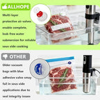 11.8 * 13.4 Inches Reusable Vacuum Sealer Bags for Food – 30 Pack - Image 3