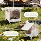 FELICON SELORSS Folding Utility Cart Portable Rolling Crate Handcart-Gray - Image 6
