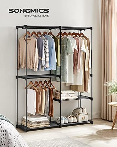 SONGMICS Portable Closet, Storage Organizer, 54.3 x 16.9 x 71.7 Inches - Image 2