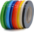 MAT Food Saver UPVC Tape Rainbow (Pack of 10) - 1/2 x 180 yds. Poly Bag Sealing Tape for Wrapping, Packaging, and Airtight Food Storage by MATTape