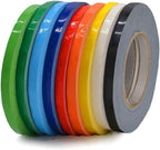 MAT Food Saver UPVC Tape Rainbow (Pack of 10) - 1/2 x 180 yds. Poly Bag Sealing Tape for Wrapping, Packaging, and Airtight Food Storage by MATTape