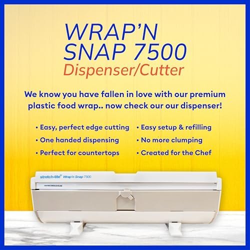 Stretch-Tite Premium Plastic Food Wrap, 500 Sq. Ft., 516.12-Ft. x 11.5/8-Inch (500 Sq Ft (Pack of 4)) - Image 7