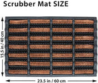 FOOTMATTERS Ninamar Mud Scrubber Tray Mat – 24 x 16 inch - 3 Pack - Image 3