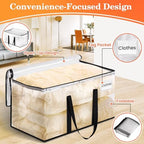 Moving Bags, Extra Large Heavy Duty Storage Bags, 76L, 10 Packs - Image 4