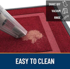 OLANLY Front Door Mat Outside 71x30, All-Season Heavy-Duty Rubber Doormat - Image 6