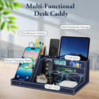 Desk Caddy with Fast Wireless Charger,Pen Holder Charging Station Organizer - Image 4