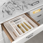 Sedegn Expandable Kitchen Utensil Organizer - 11.6" to 20" Adjustable - Image 4