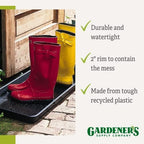 Gardener's Supply Company Jumbo Boot Tray | Multi-Purpose All Weather Waterproof Indoor and Outdoor Shoes Mat Made with Recycled Plastic | 43-1/4" L x 21-2/3" W x 2" D - Image 5