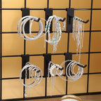 Gridwall Hooks 4 Inch, 100PC Heavy Duty Black Display Hooks for Grid Wall Panels, Grid Wall Accessory for Retail Store, Home Stroage, Garage, Trade Show - Image 6