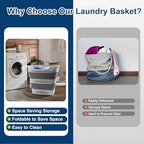 Collapsible Laundry Baskets 42L 2 Pack Pop Up Clothes Hamper for Laundry - Image 5