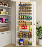 Mefirt 9-Tier Over The Door Pantry Organizer, Pantry Storage & Organization by Mefirt