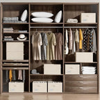 FHSQX 4 Pack Shoe Organizer for Closet,Foldable Shoe Organizer,Fits up to 48 Pairs,Storage Containers With Bottom Support for Shoes (Beige, (16.5 * 12.6 * 9.5) x4) - Image 2