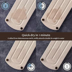 2PCS Absorbing Stone Soap Tray, Quick Dry Diatomaceous Earth Drying Rack - Image 2