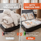 24 Pcs Vacuum Bags for Travel with Rechargeable Air Pump,Vacuum Storage Bag - Image 2