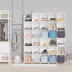 HOMIDEC Closet Organizers and Storage, 16 Cube Storage Organizer, White - Image 2