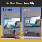 in-Wall TV Box with Flange for Home Theater Installation, 11.9" x 8.4" Cord Hider for Wall Mounted TV, with 2 Outlets, Cable Bracket, LV Cable & 1-1/2" ENT Entrance, Ideal for New or Retrofit Job - Image 5