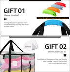 Moving Bags Heavy Duty Extra Large, Alternative for Moving Boxes & Moving Supplies,Clear Storage Bins with Lids, Plastic Packing Tote, Storage Bags for Clothes with Handles & Zippers(Clear, 6 Pack) - Image 4