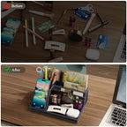 Desk Caddy with Fast Wireless Charger,Pen Holder Charging Station Organizer - Image 2