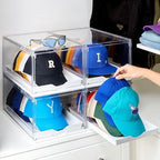 Vtopmart 4 Pack Stackable Baseball Caps Organizer, Each Holds 12 hats by Vtopmart