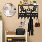 Dyoart Custom Camping Key Holder Wall Mount with Shelf, Home Decor Gifts - Image 2