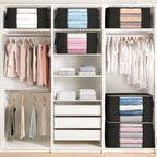 90L Large Storage Bags, 6 Pack Clothes Storage Bins Closet Organizers - Image 5