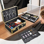 Professional Barber Tool Case & Hair Clipper Organizer with Barber Tray - Image 2