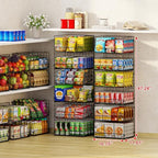 JKsmart 6-Tier XXL Stackable Wire Basket, Snack Organizer for Countertop - Image 6