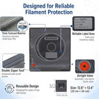 3D Printer Filament Storage Kit, 30 Vacuum Bags with Pump & Humidity Cards - Image 6