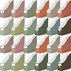 Colarr 24 Pcs Cardboard Magazine File Holder Book Bins, Fresh Color by Colarr