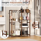 Purse Organizer for Closet, Bamboo Large Capacity Handbag Storage Rack - Image 3
