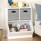 Fabric Cubby Storage Bins,13x13x13 Inches,Cube Organizer Bin Foldable Storage Boxes with Dual Handles Fabric Organizer Box and collapsible Storage basket,Set of 6,Houndstooth - Image 5