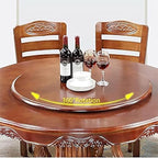Large Lazy Susan Turntable Wooden Round Tray Rotating for Dining Table - Image 3