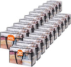 Lifewit 60L Clear Clothes Storage Bags,Plastic Foldable Blanket Storage Bag by Lifewit