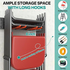 EVERHANGER Garage Tool Storage Organizer, Wall Mount Garden Tool Rack - Image 3