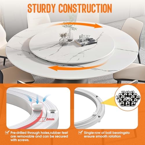 Lazy Susan Hardware 16 Inch, 500lbs Heavy Duty Bearing - Image 4