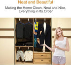 Closet Clothes Hanger Rail,Pull-Out Closet Rod 30-60cm,Wardrobe Clothing Rail,Closet Organizer Rack for Pants and Coat (350MM/13.7INCH) - Image 5