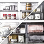 BINO | Stackable Storage Drawers, Large - Clear | THE CRATE COLLECTION | Storage Bins With Drawers | Bathroom Organizers | Under Sink Organizer | Vanity Cabinet Home Organization - Image 2