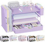 Wood Desk Organizers and Accessories with File Holder & Catalog Racks by gianotter