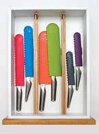 Lipper International Bamboo Kitchen Drawer Dividers, Set of 2 - Image 4